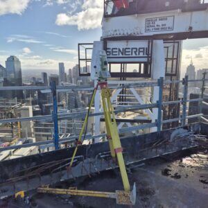 Construction surveying in Melbourne using total station