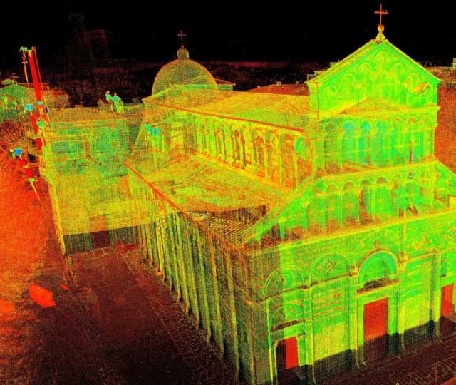 3D laser scanning survey of a heritage structure in Melbourne creating accurate building documentation and point cloud data