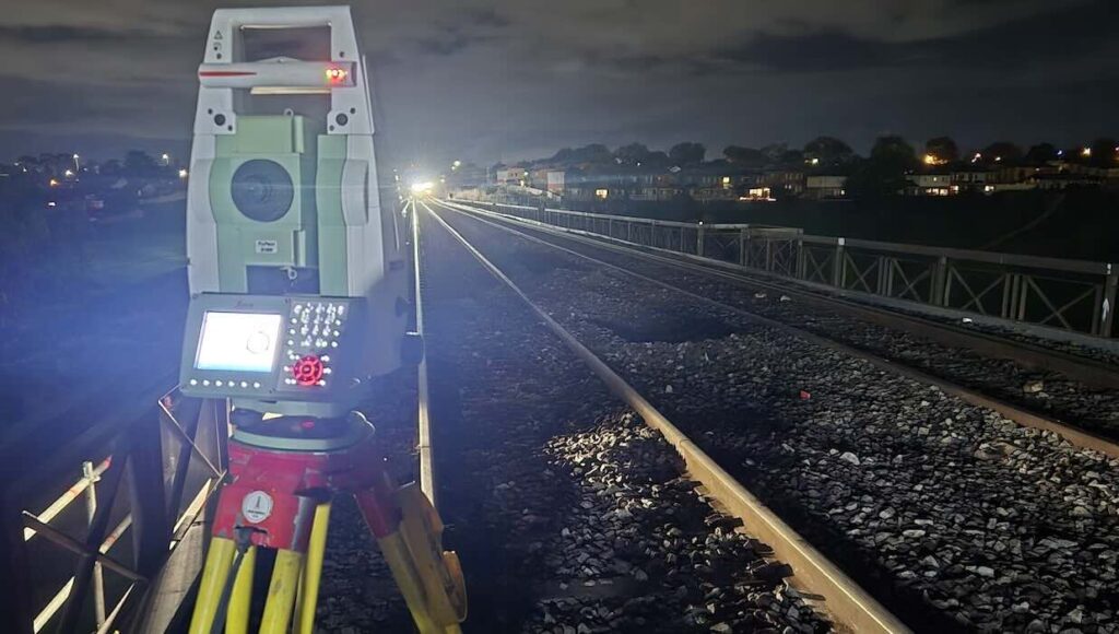 As-built verification and final survey checks for Moonee Ponds rail bridge upgrade